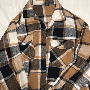 Brown oversized jacket